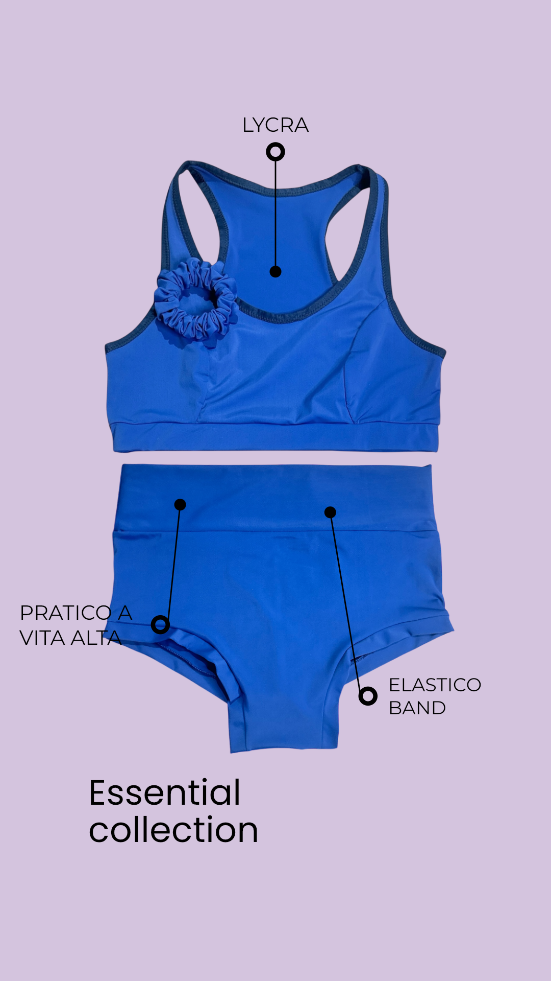 Essential a vita alta bluette